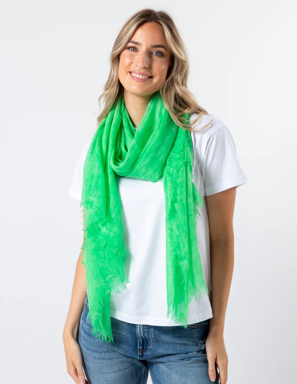 Summer fringed scarf