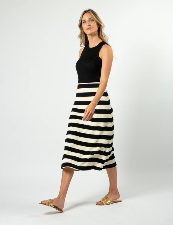 Jodie skirt oreo stripe