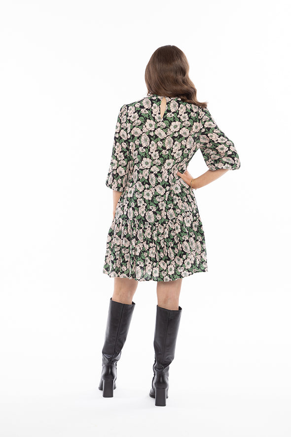 Collar Amy Smock Dress- Floral