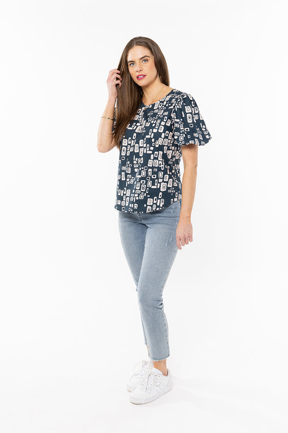 Carefree Top -Cotton Contour