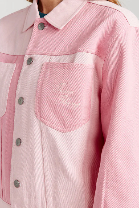 League Jacket-Candy Floss