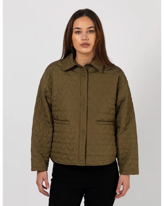 Heartly Jacket-Army