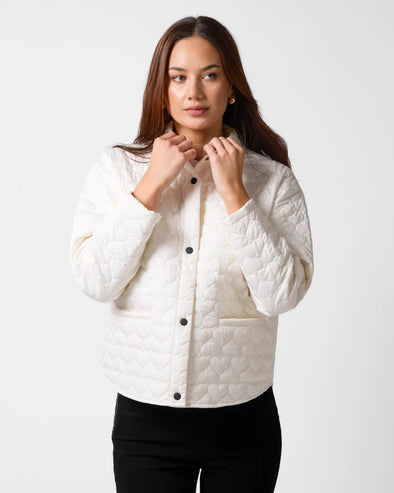 Heartly Jacket-White