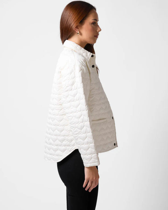 Heartly Jacket-White