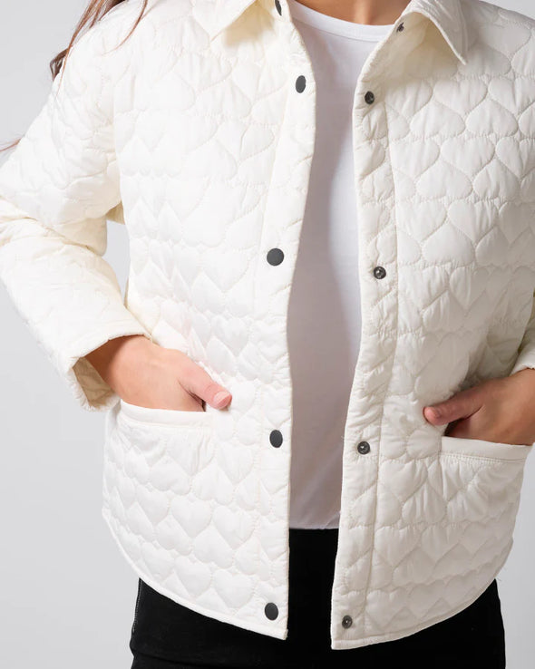 Heartly Jacket-White