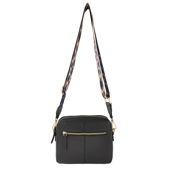 Baron Leather Cross Body - Black