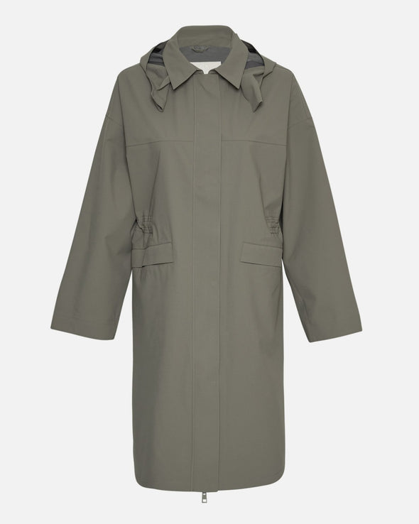 Roberte Rain Jacket-MulledBasil