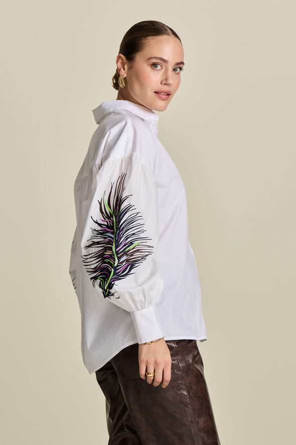 Blouse Maxime Feather White