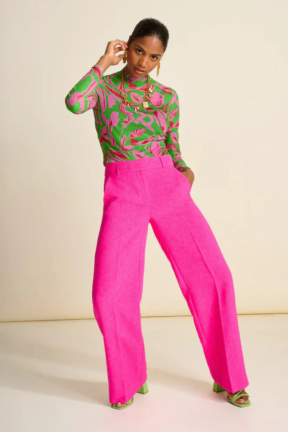 Glow wide leg pants